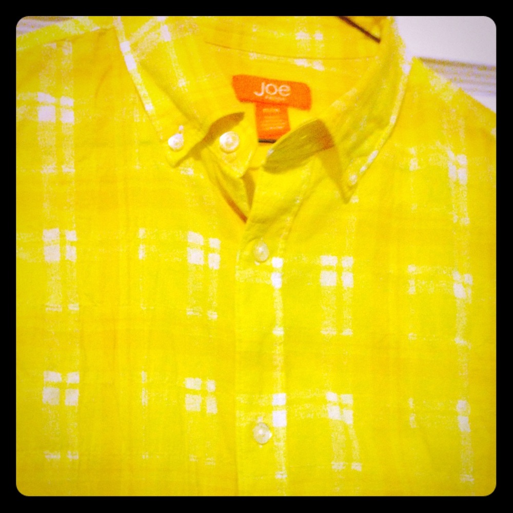 'JOE FRESH' Tailored Fit Wrinkled-look Dress Shirt